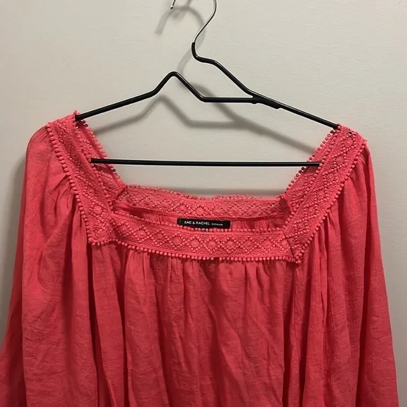 Zac & Rachel Women 2X Pink 3/4 sleeve Excellent Used Condition - Picture 6 of 6